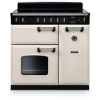 Piano de cuisson induction FALCON NGC TAB IND 90 CM CREME PASTEL CHROME