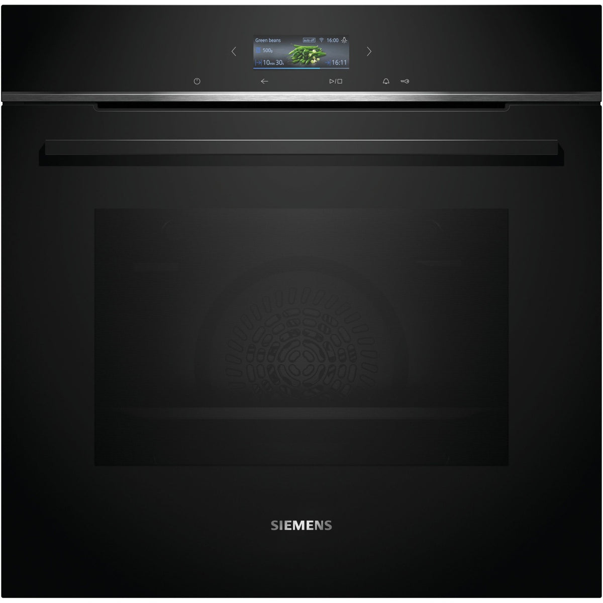 Four encastrable SIEMENS HB772G2B1S - Pyrolyse - Chaleur pulsée - Porte froide - Écran tactile - iQ700 - Sonde de Cuisson