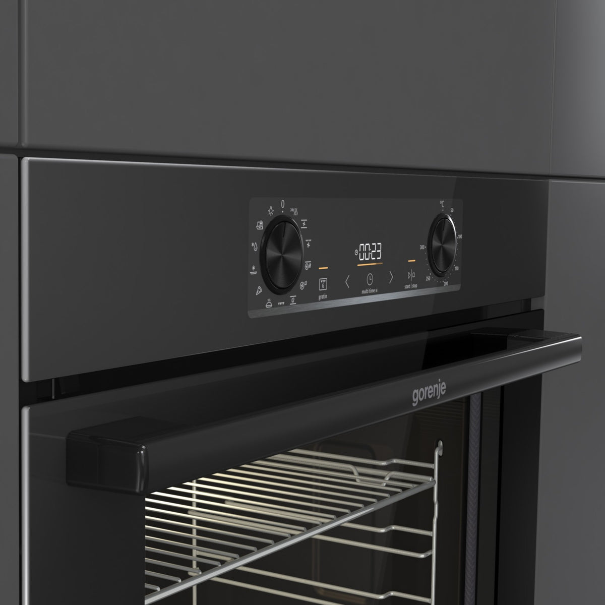 Four encastrable GORENJE BOP6373E02EBG - Pyrolyse - Chaleur tournante - Porte froide