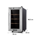 Cave à vin de service KLARSTEIN Bellevin 8 Uno - Inox