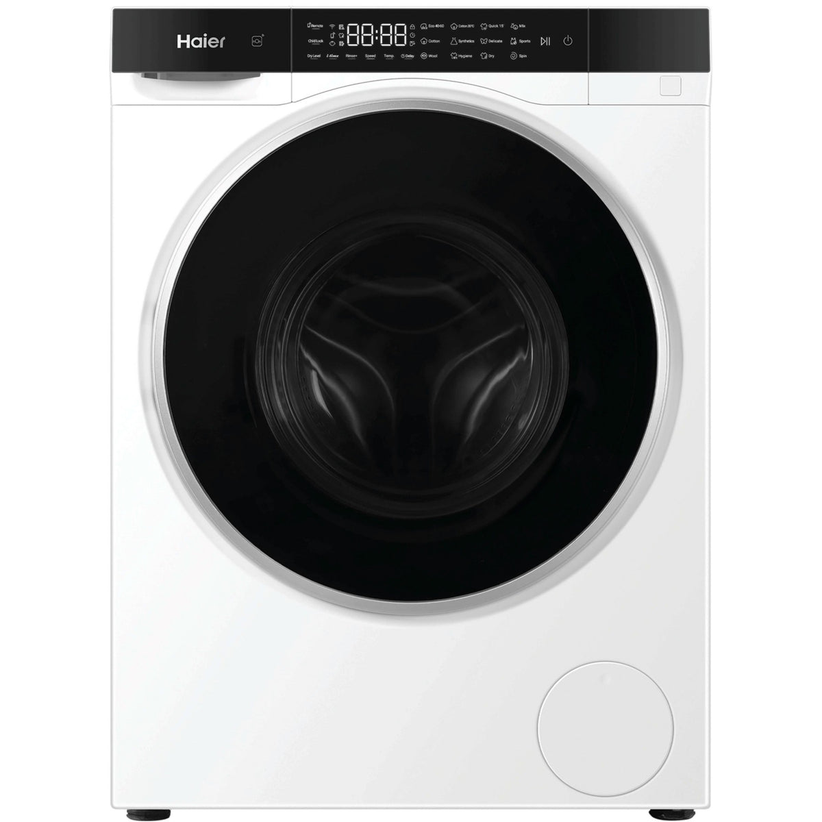 Lave linge séchant hublot HAIER HWD50-BP12307U-S - 5/2,5 kg - 1200 tr/min - Classe A - Moteur Inverter - Connecté