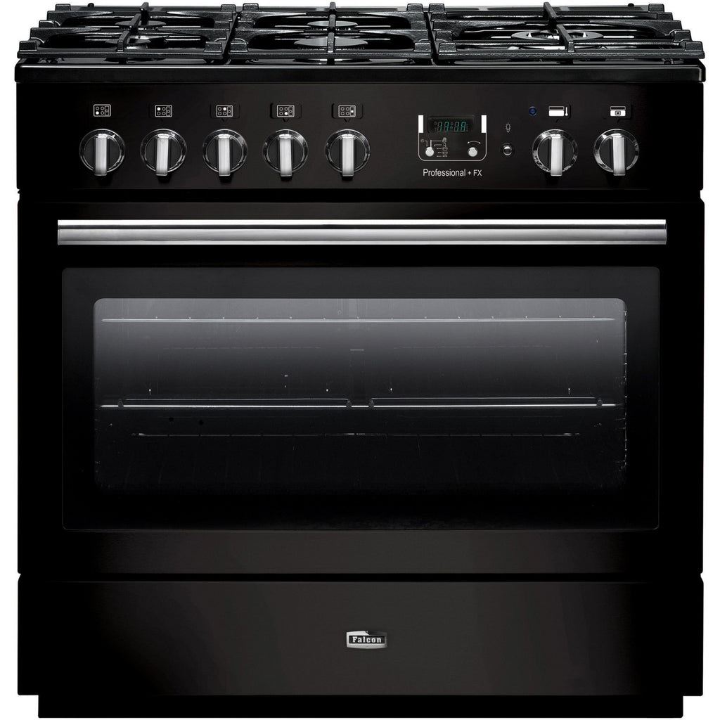 Piano de cuisson gaz FALCON PROFESSIONAL+90 FX MIXT NOIR BRILLANT
