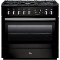 Piano de cuisson gaz FALCON PROFESSIONAL+90 FX MIXT NOIR BRILLANT