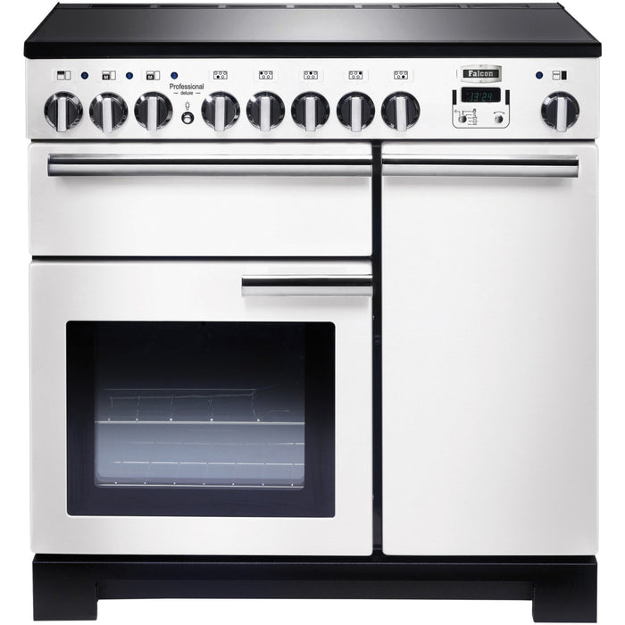 Piano de cuisson induction FALCON PROFESSIONAL DELUXE 90 BLANC CHROME