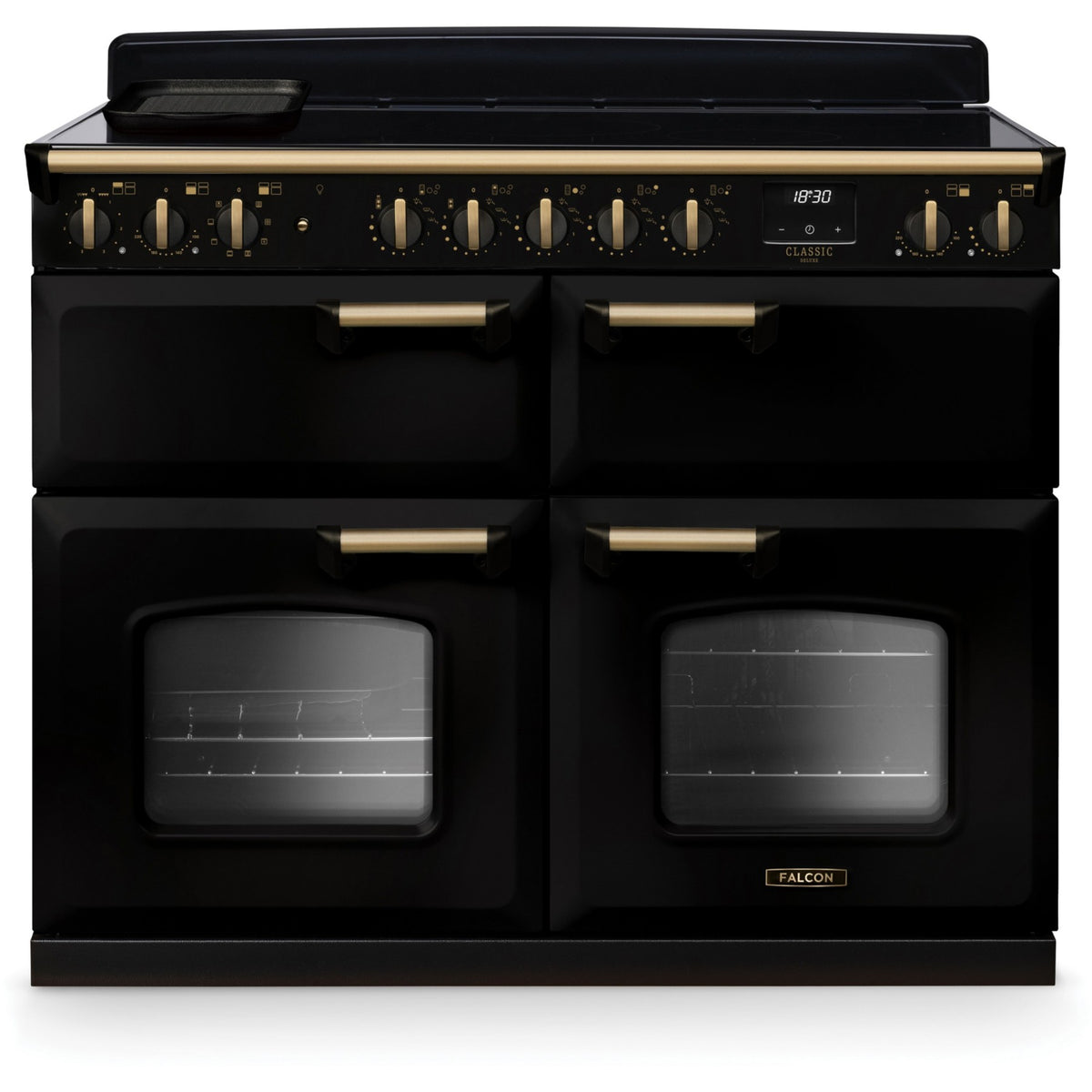 Piano de cuisson induction FALCON NGC TAB IND 110 CM NOIR LAITON ANTIQUE