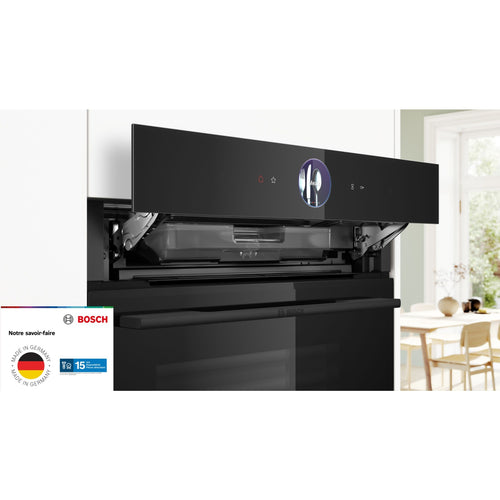 Four encastrable fonction vapeur BOSCH CSG936AB1 - Vapeur - Ecoclean - Tactile - Série 8 - 100% Vapeur FullSteam