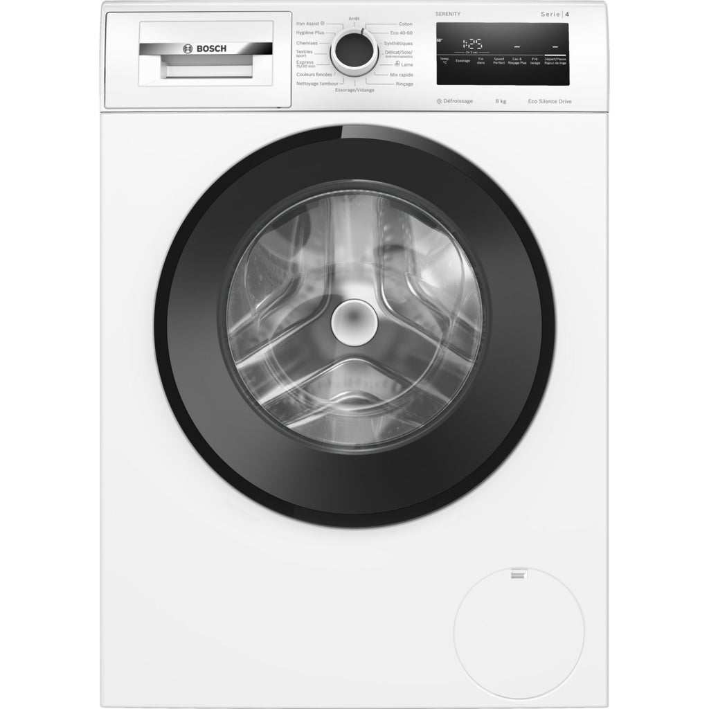 Lave linge hublot BOSCH WAN2827QFR - 8 kg - 1400 tr/min - Classe A - Moteur induction