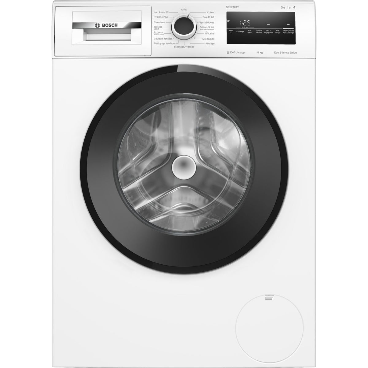 Lave linge hublot BOSCH WAN2827QFR - 8 kg - 1400 tr/min - Classe A - Moteur induction