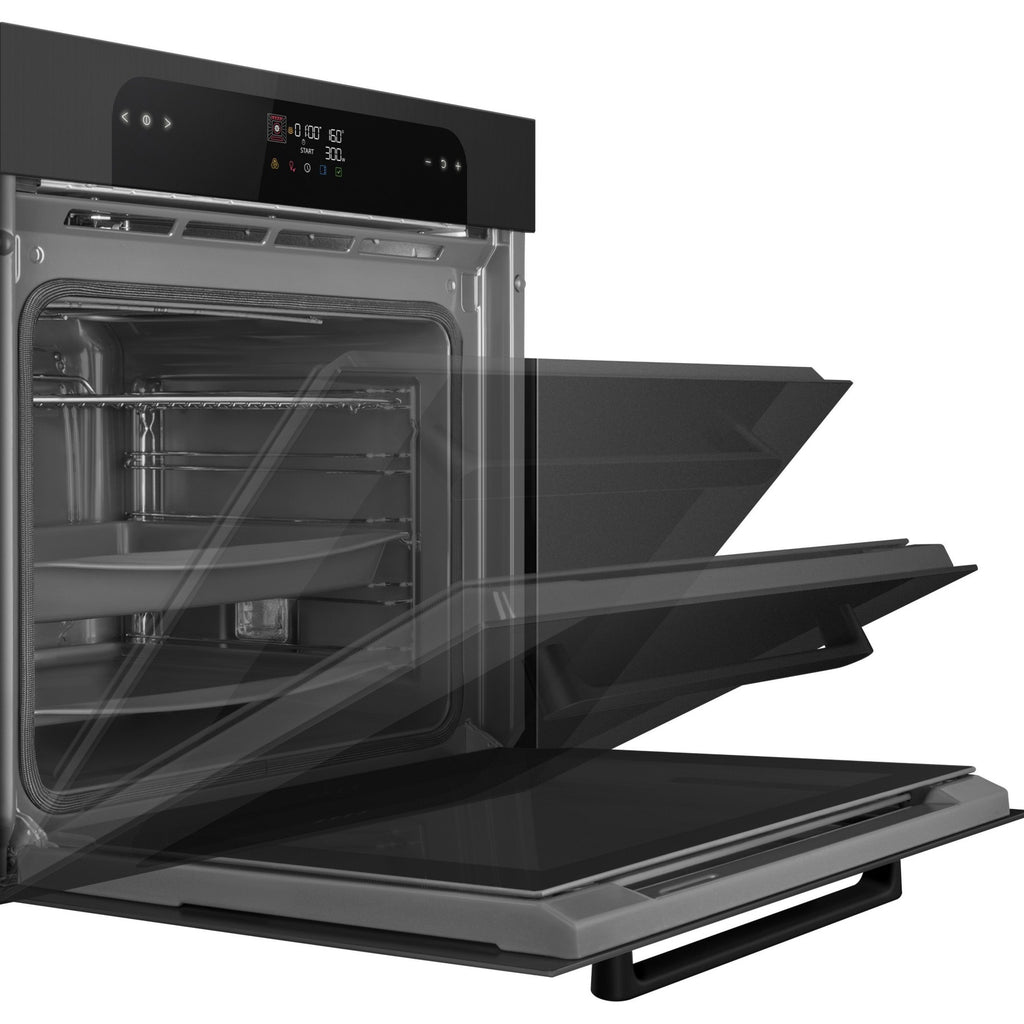 Four encastrable SMEG SOP6202TB - Pyrolyse - Chaleur tournante - Porte froide - Rails télescopiques