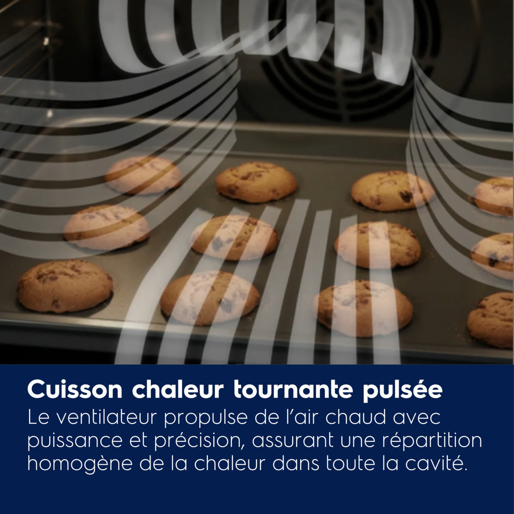 Four encastrable ELECTROLUX EOC9P3XH - Pyrolyse - Chaleur tournante pulsée - Écran tactile - Rails télescopiques - SteamCrisp