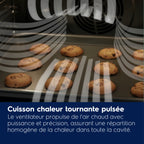 Four encastrable ELECTROLUX EOC9P3XH - Pyrolyse - Chaleur tournante pulsée - Écran tactile - Rails télescopiques - SteamCrisp