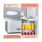 Mini réfrigérateur KLARSTEIN Happy Hour 26L 5-15°C 23 dB LED inox