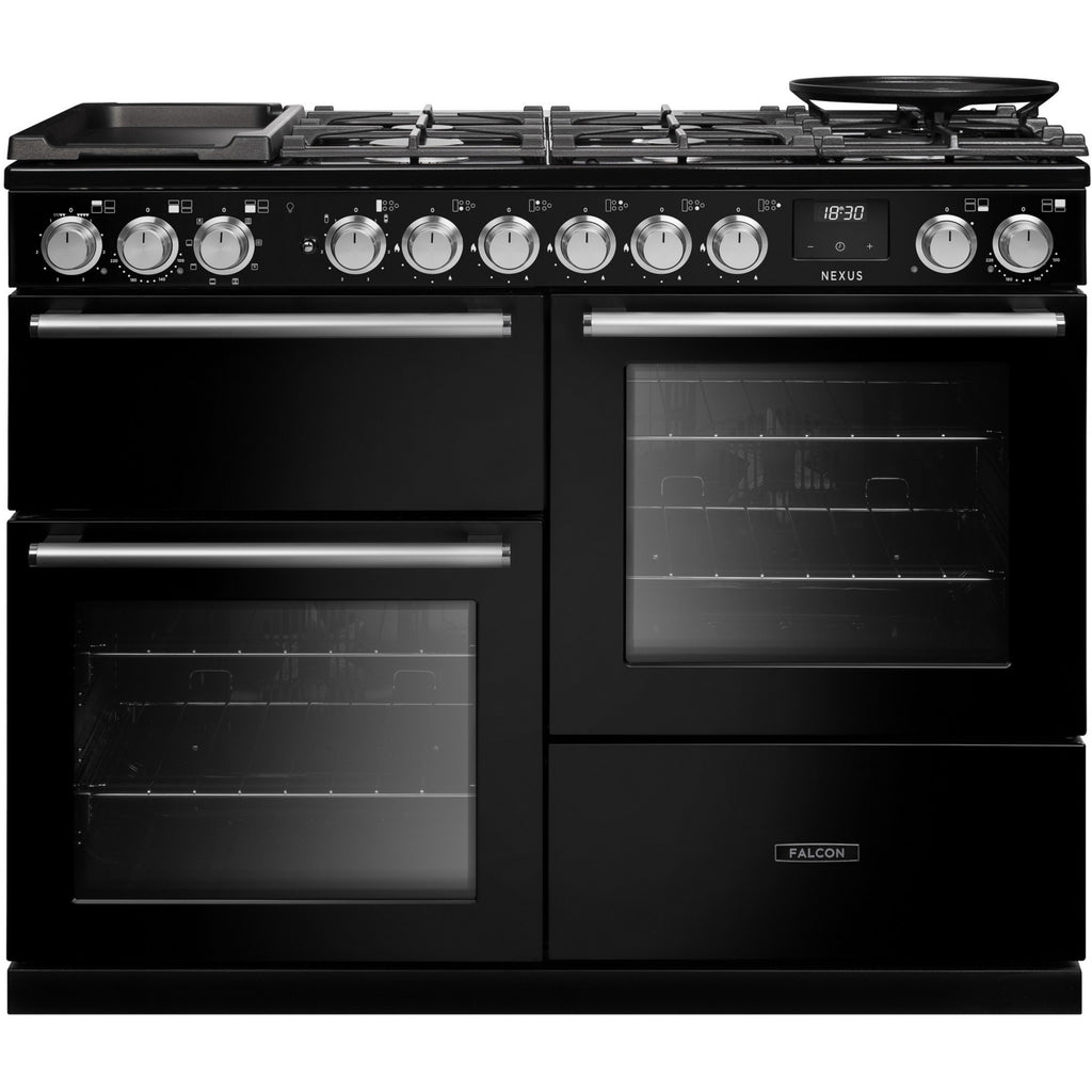 Piano de cuisson mixte FALCON NEXUS NGC OC TAB GAZ 110 CM NOIR CHROME