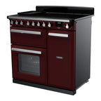 Piano de cuisson induction FALCON ESTEL DELUXE TAB IND 90 CM BORDEAUX CHRO