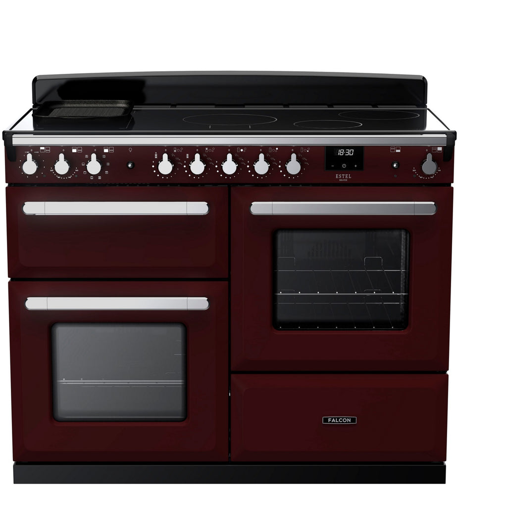 Piano de cuisson induction FALCON ESTEL DELUXE OCTAB IND 110 CM BORDEAUX