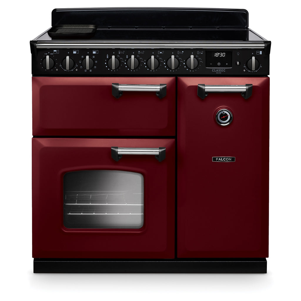 Piano de cuisson induction FALCON NGC TAB IND 90 CM BORDEAUX CHROME