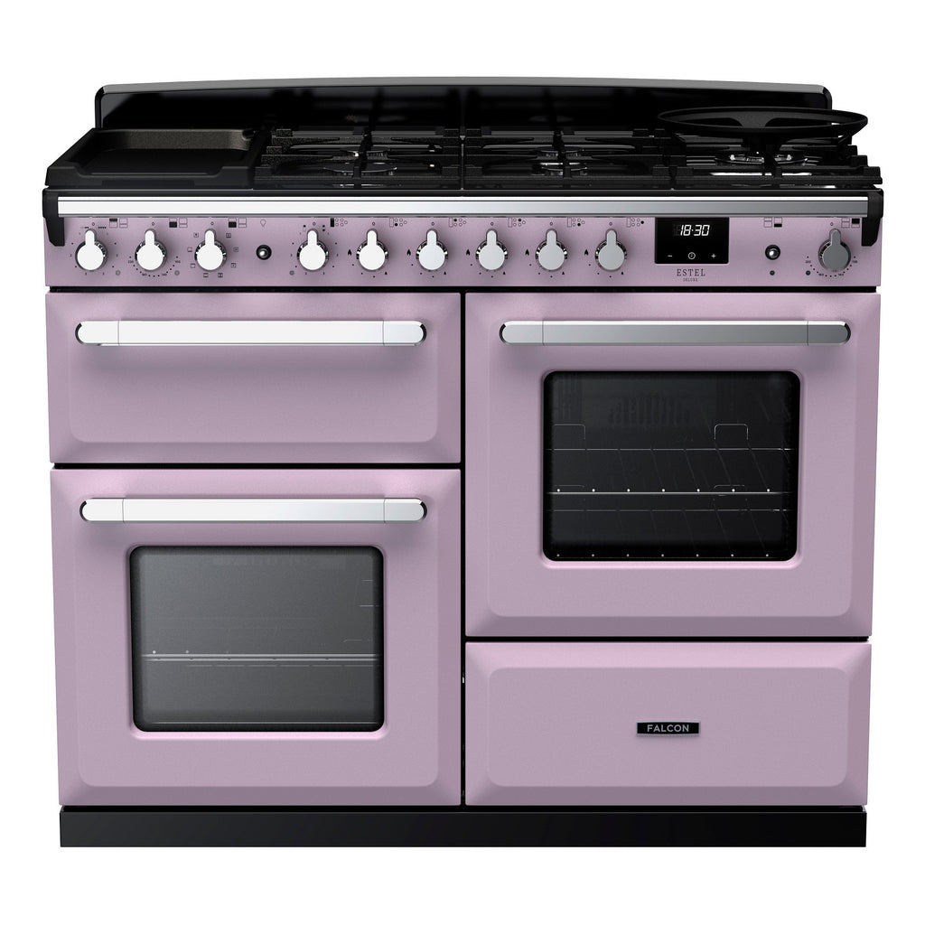 Piano de cuisson mixte FALCON ESTEL DELUXE OC TAB MIX 110 CM PARME CHR