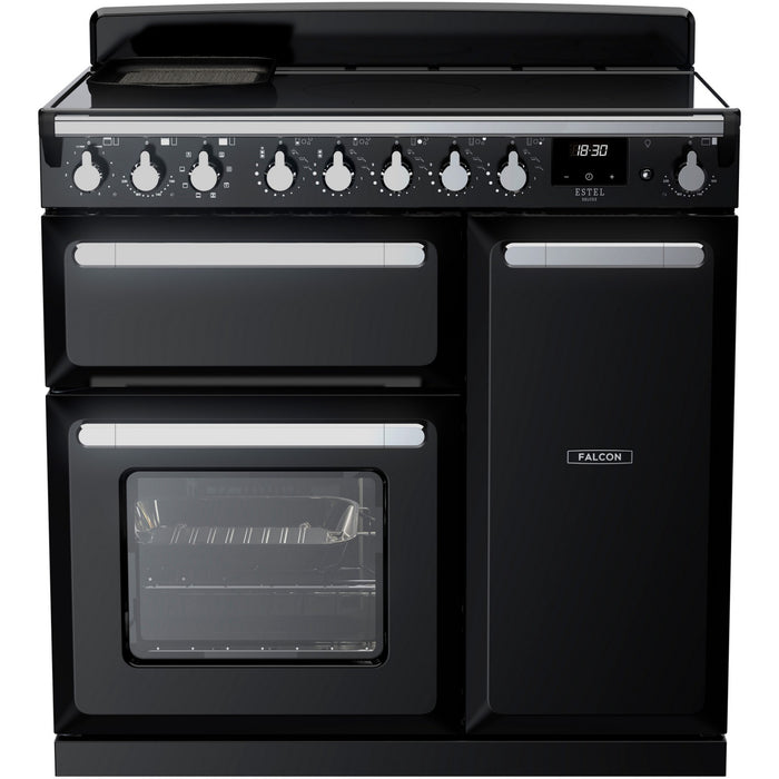Piano de cuisson induction FALCON ESTEL DELUXE TAB IND 90 CM NOIR BRILLANT