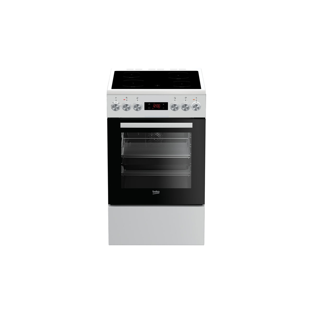 Cuisinière vitrocéramique BEKO FSE57302GWC