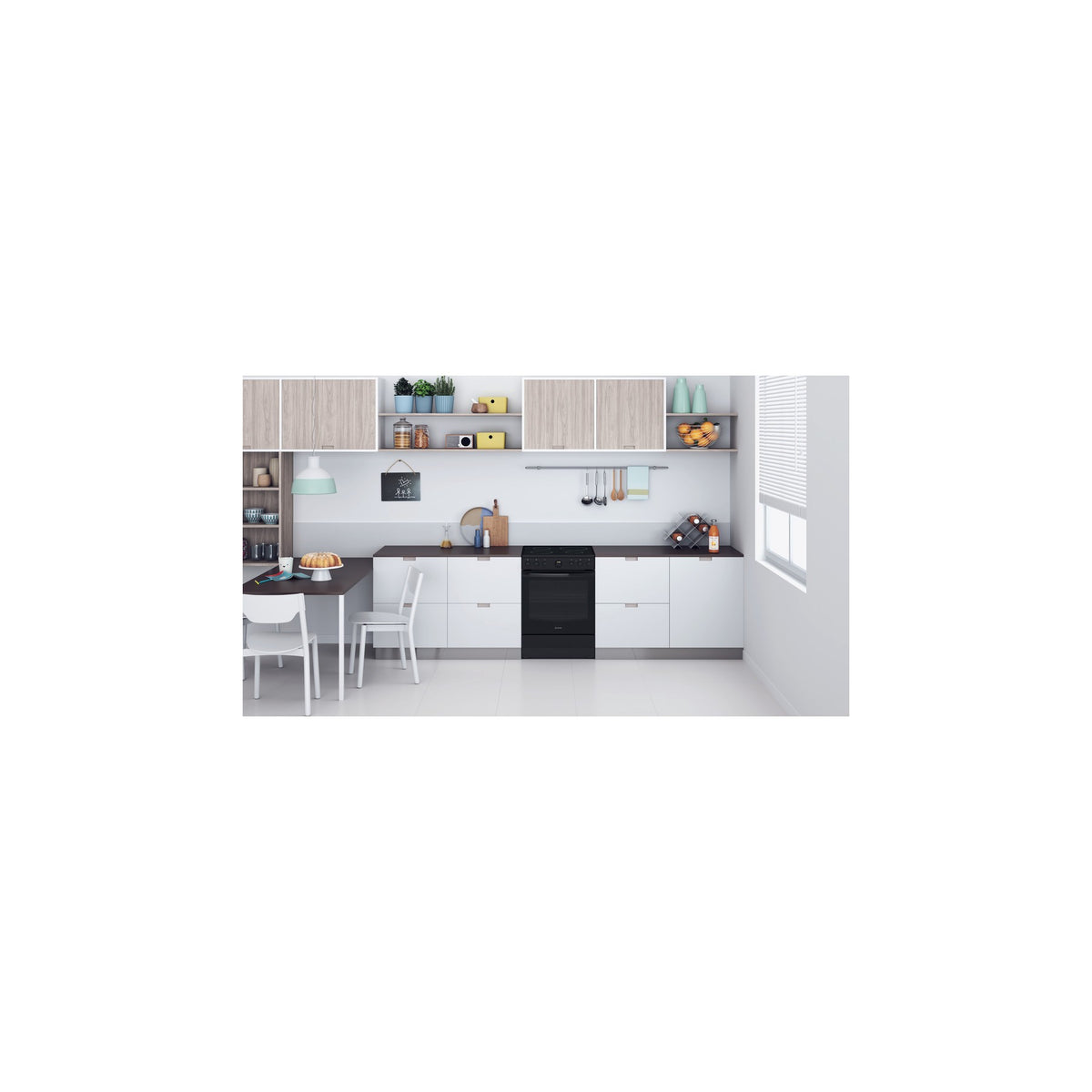 Cuisinière vitrocéramique INDESIT IS67V5CCB/FR