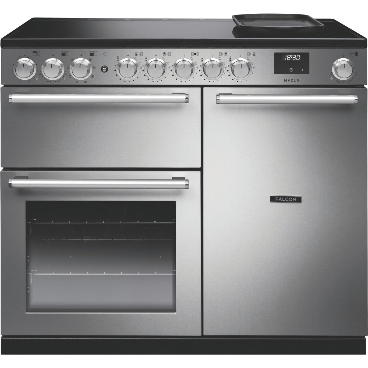 Piano de cuisson induction FALCON NEXUS NGC TAB IND 100 CM INOX CHROME