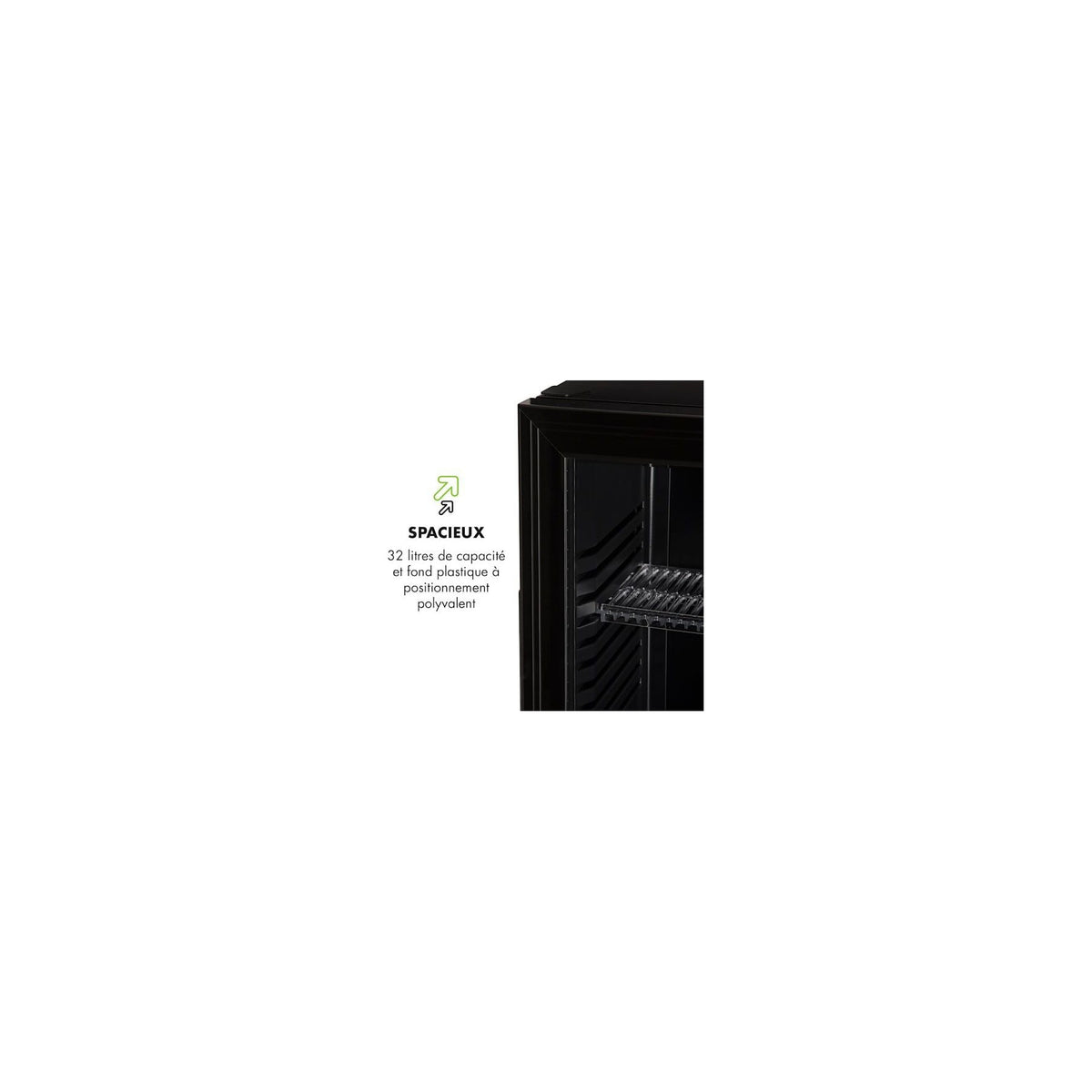 Mini réfrigérateur KLARSTEIN Brooklyn 32 - Noir