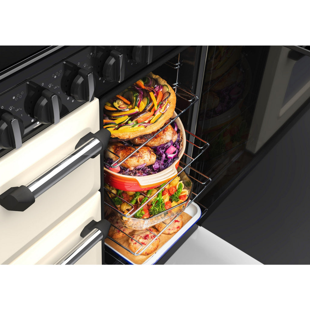 Piano de cuisson induction FALCON NGC TAB IND 90 CM CREME PASTEL CHROME