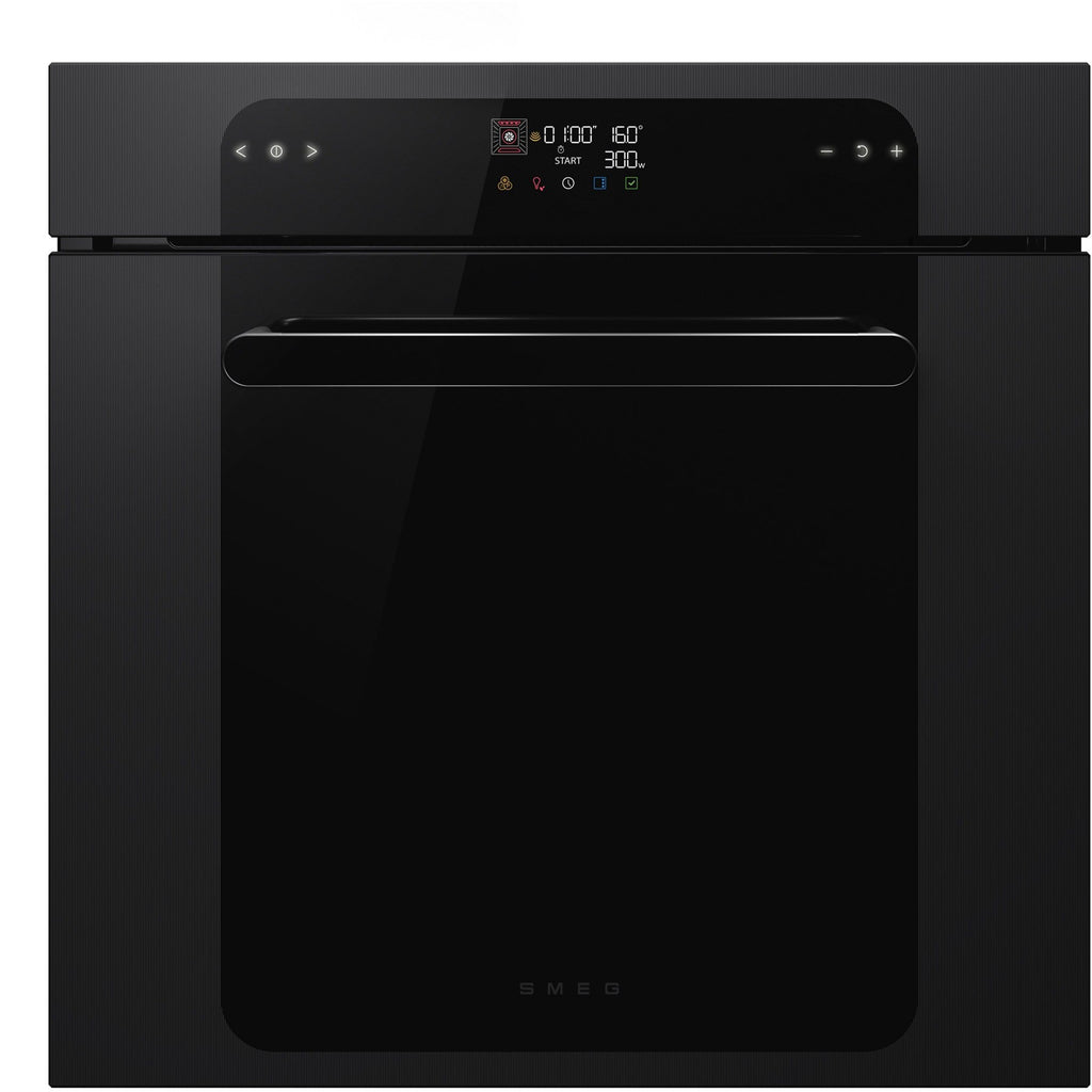 Four encastrable SMEG SOP6202TB - Pyrolyse - Chaleur tournante - Porte froide - Rails télescopiques