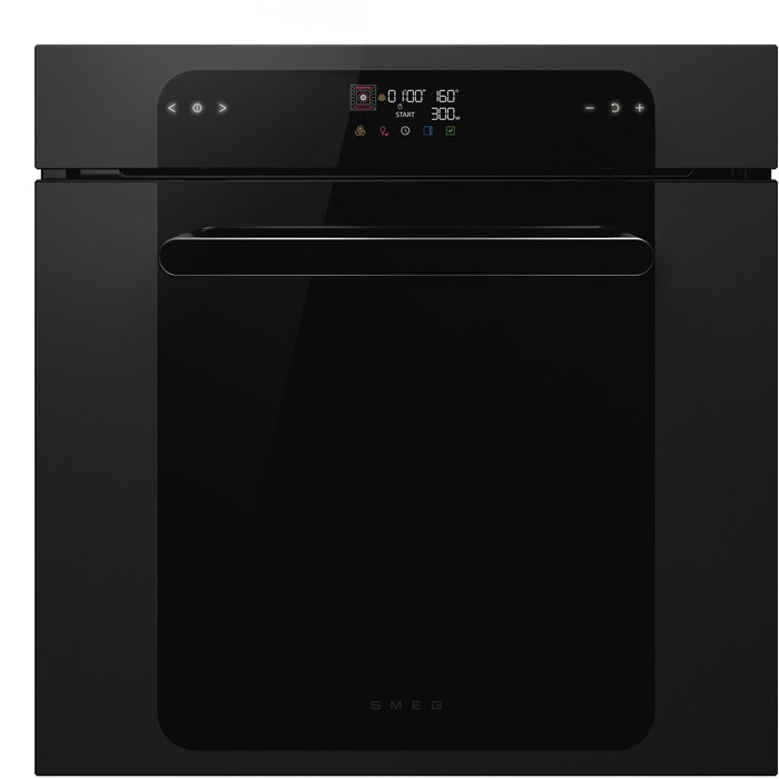 Four encastrable SMEG SOP6202TB - Pyrolyse - Chaleur tournante - Porte froide - Rails télescopiques