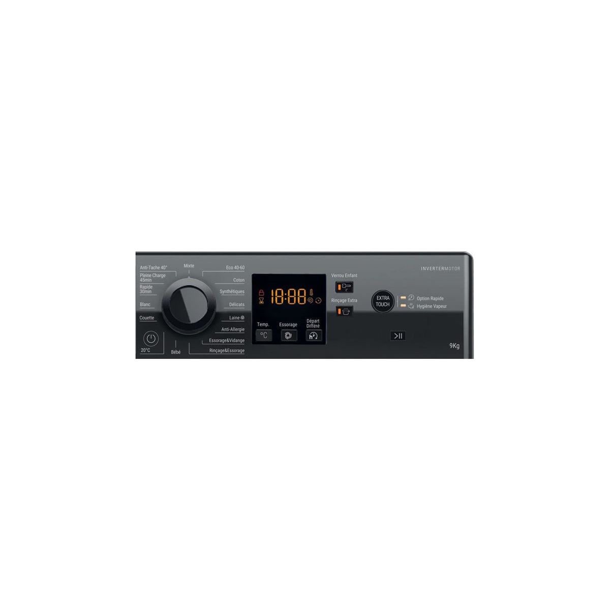 Lave linge hublot HOTPOINT NS9479BKFR