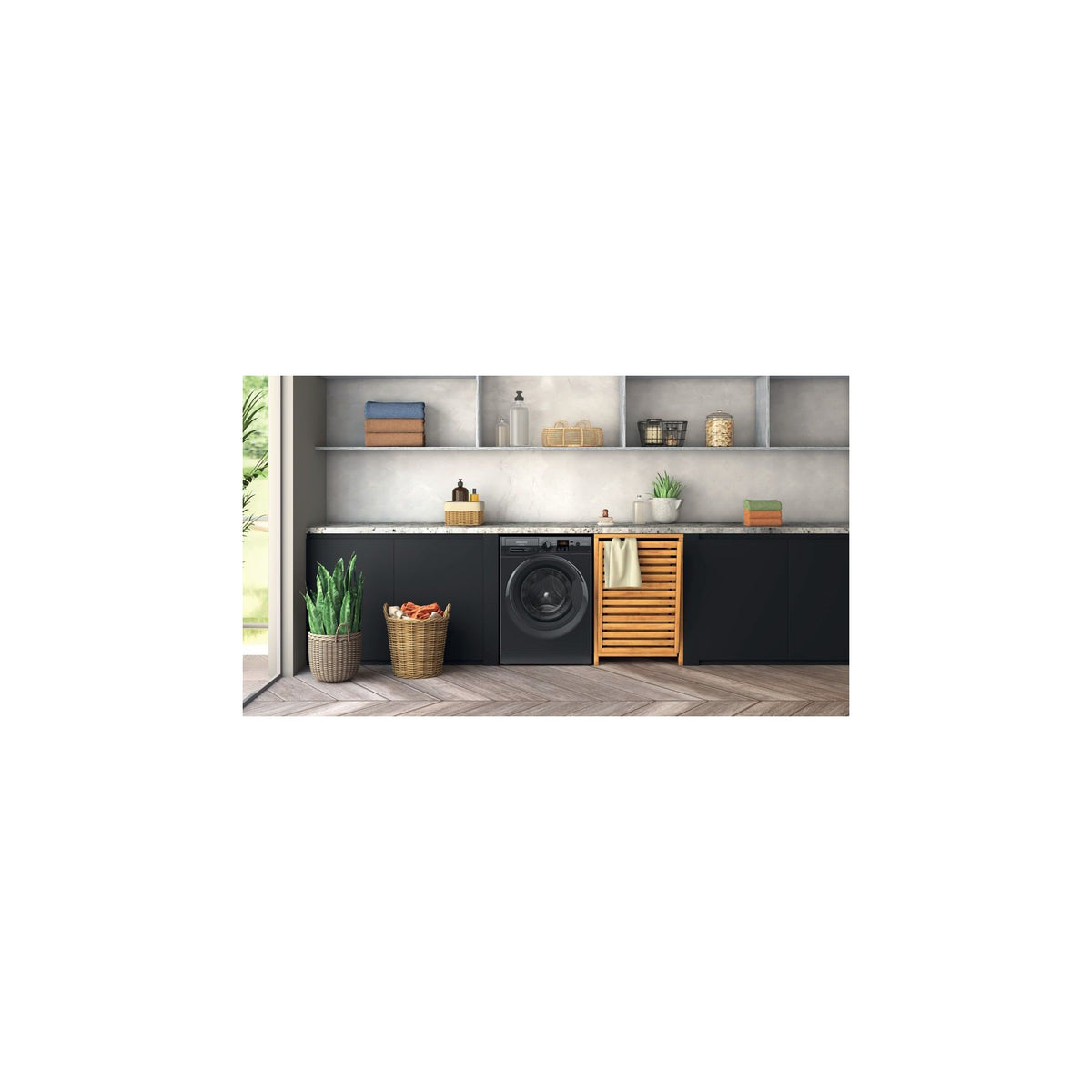 Lave linge hublot HOTPOINT NS9479BKFR