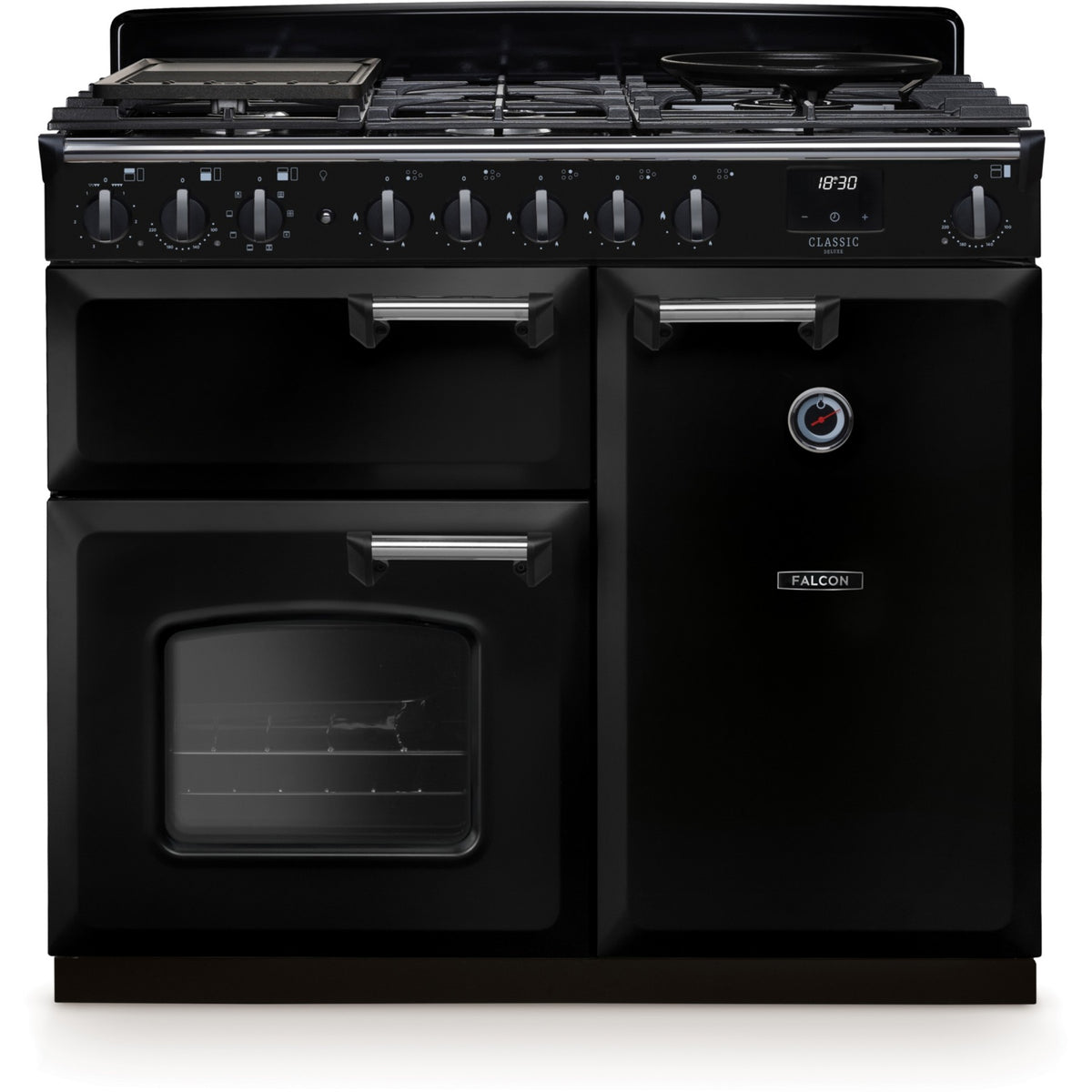 Piano de cuisson gaz FALCON NGC TAB GAZ 100 CM NOIR CHROME