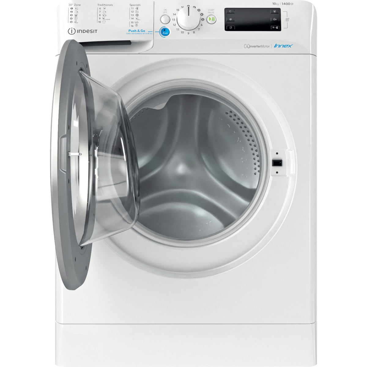 Lave linge hublot INDESIT BWE101485XWSEUN Reconditionné
