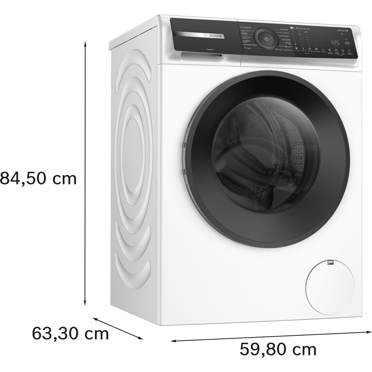 Lave linge hublot BOSCH WGH2440SFR - 9 kg - 1400 tr/min - Classe A - Moteur induction - WiFi - SERENITY - Série 6