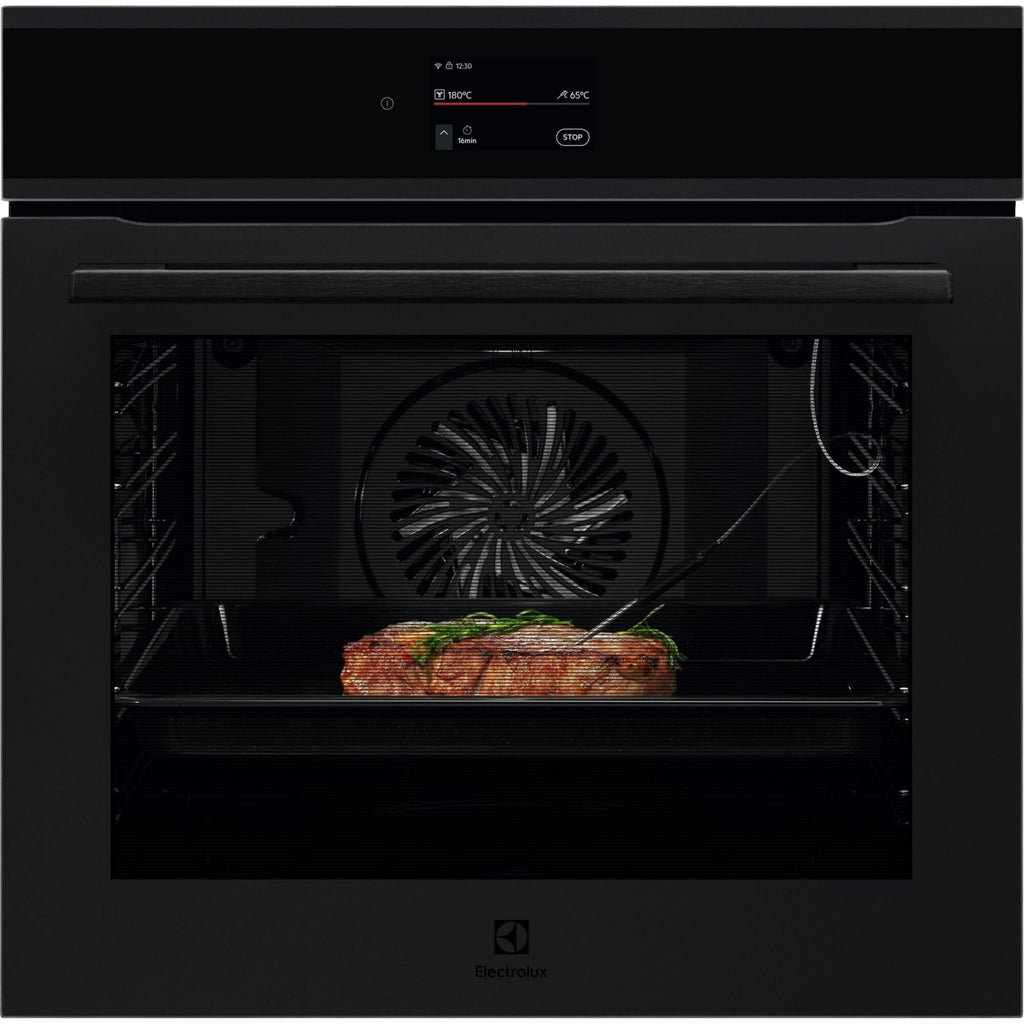 Four encastrable ELECTROLUX EOE9P3XT Pyrolyse Noir mat, Chaleur tournante et Sonde 71L