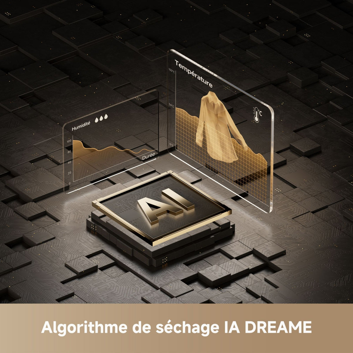 Sèche linge pompe à chaleur DREAME DRDRYL99KGG L9 9Kg