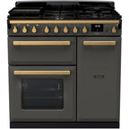 Piano de cuisson gaz FALCON ESTEL DELUXE TAB GAZ 90 CM ARDOISE LAITO