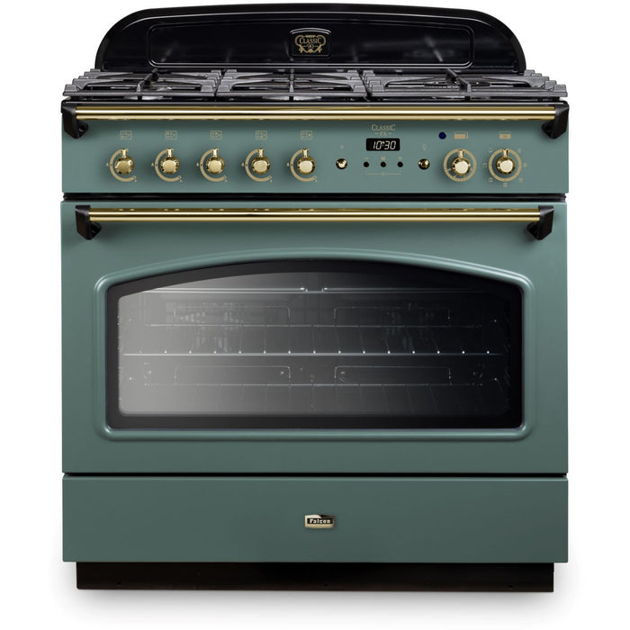 Piano de cuisson gaz FALCON CLASSIC FX TAB GAZ 90 CM VERT MINERAL M