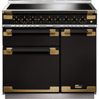 Piano de cuisson induction FALCON ELISE LUXE TAB IND 90 CMNOIR LAITON