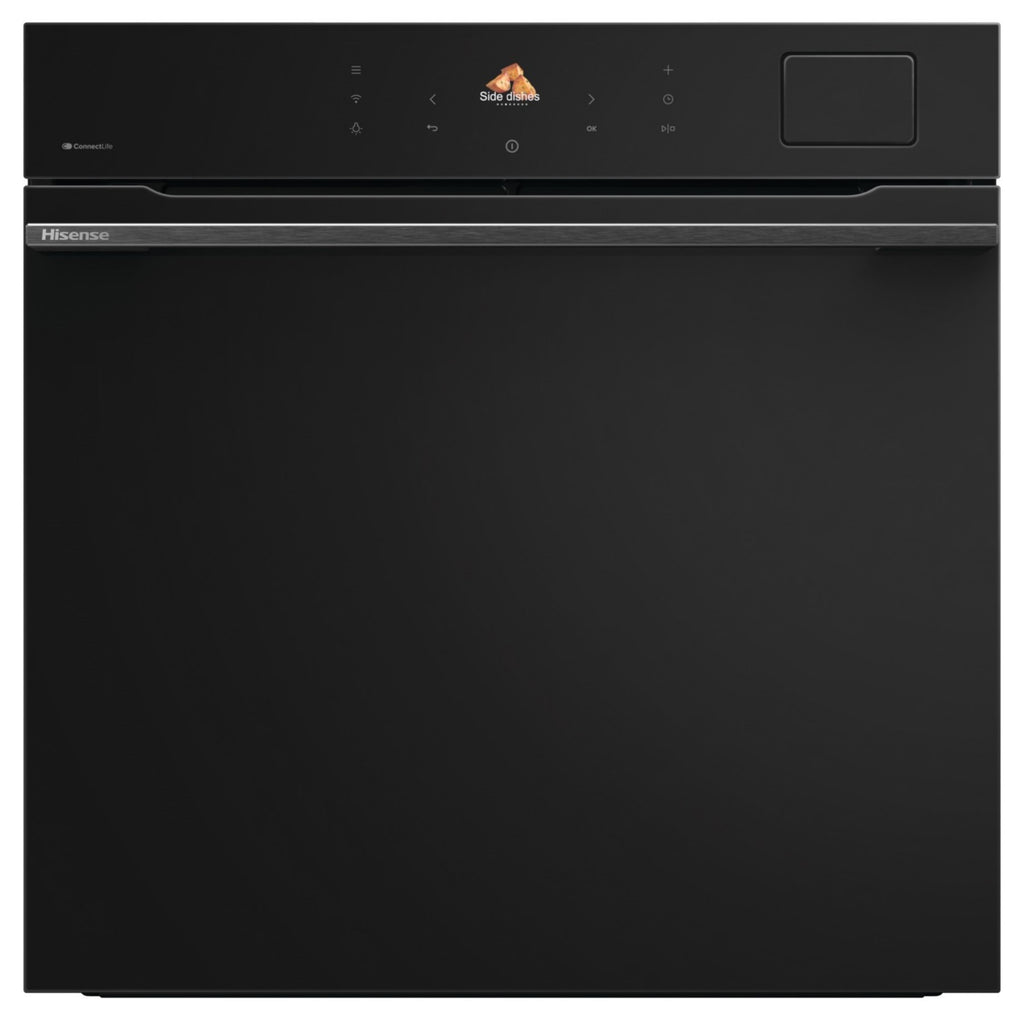 Four encastrable HISENSE BAS614P8B - Pyrolyse - Chaleur pulsée - Porte froide - Rails télescopiques - Écran tactile