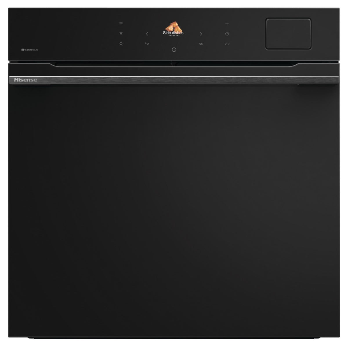 Four encastrable HISENSE BAS614P8B - Pyrolyse - Chaleur pulsée - Porte froide - Rails télescopiques - Écran tactile