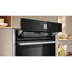 Four encastrable fonction vapeur NEFF B64FT33N0 - Vapeur - Porte froide - Écran tactile - N90 porte coulissante