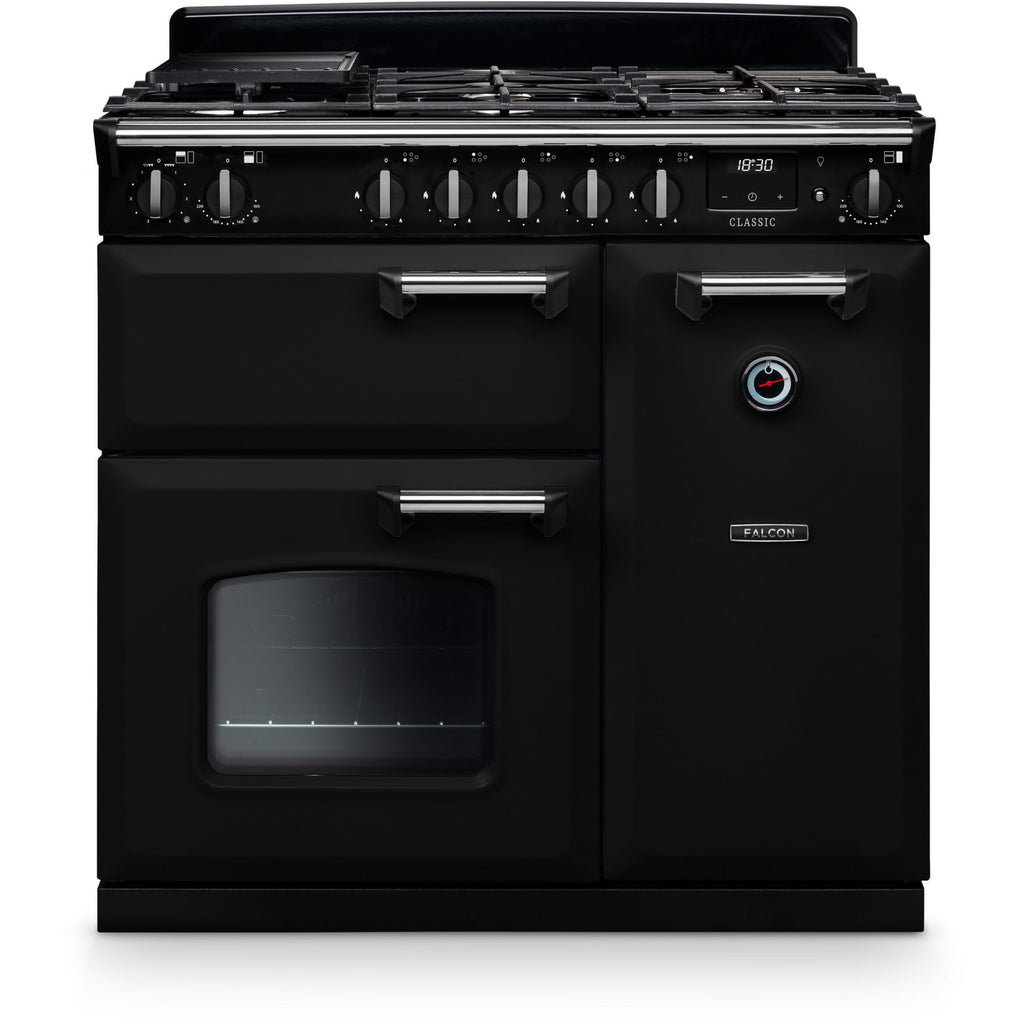 Piano de cuisson gaz FALCON NGC TAB GAZ 90 CM NOIR CHROME