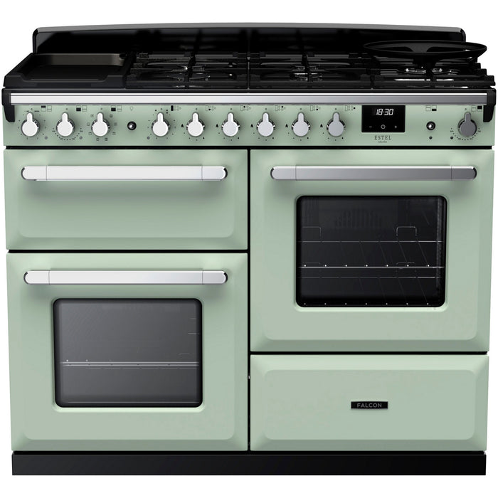 Piano de cuisson mixte FALCON ESTEL DELUXE OC TAB MIX 110 CM VERT PAST