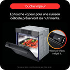 Four encastrable fonction vapeur LG WS9D7673CB - Chaleur tournante - Combiné vapeur - Pyrolyse - Hydrolyse - Porte froide