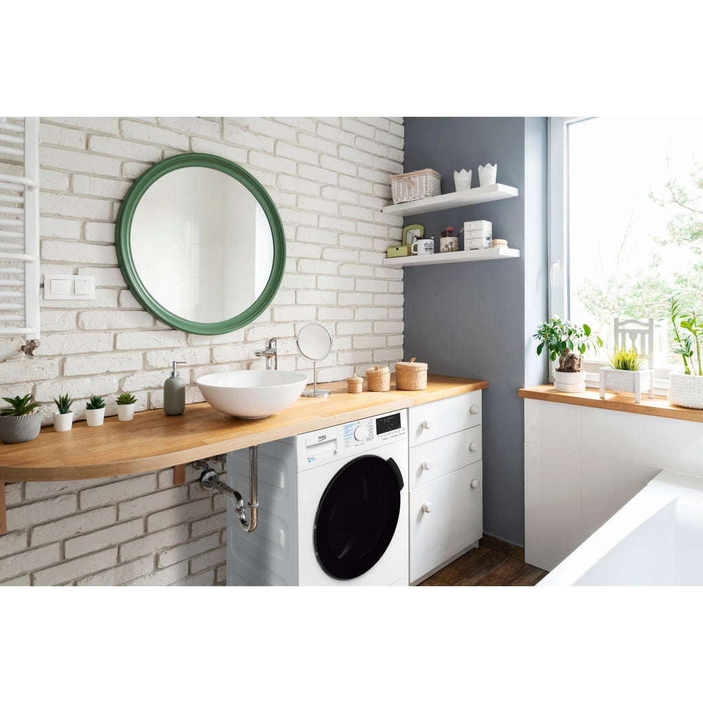 Lave linge séchant hublot BEKO HTE8614YBST Aquawave