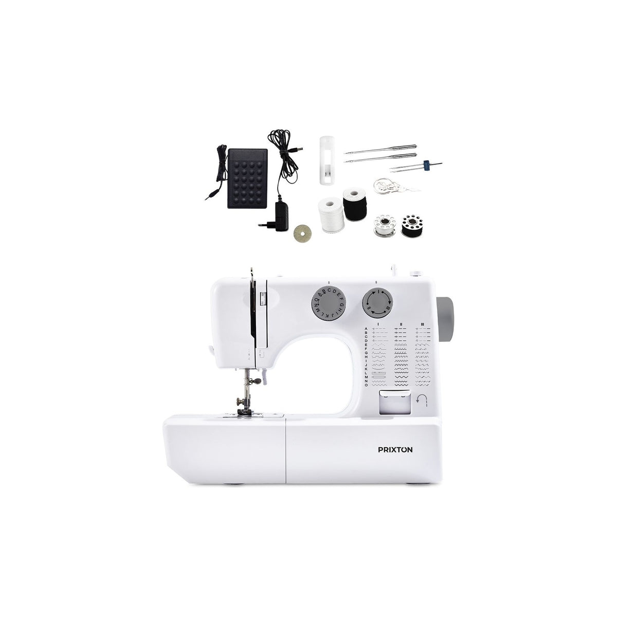 Machine à coudre PRIXTON P135, 45 points, Boutonnière Automatique