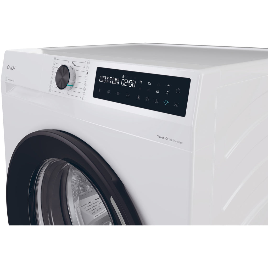 Lave linge hublot CANDY BR 49B8-S - 9 kg - 1400 tr/min - Classe A - Vapeur - Connecté