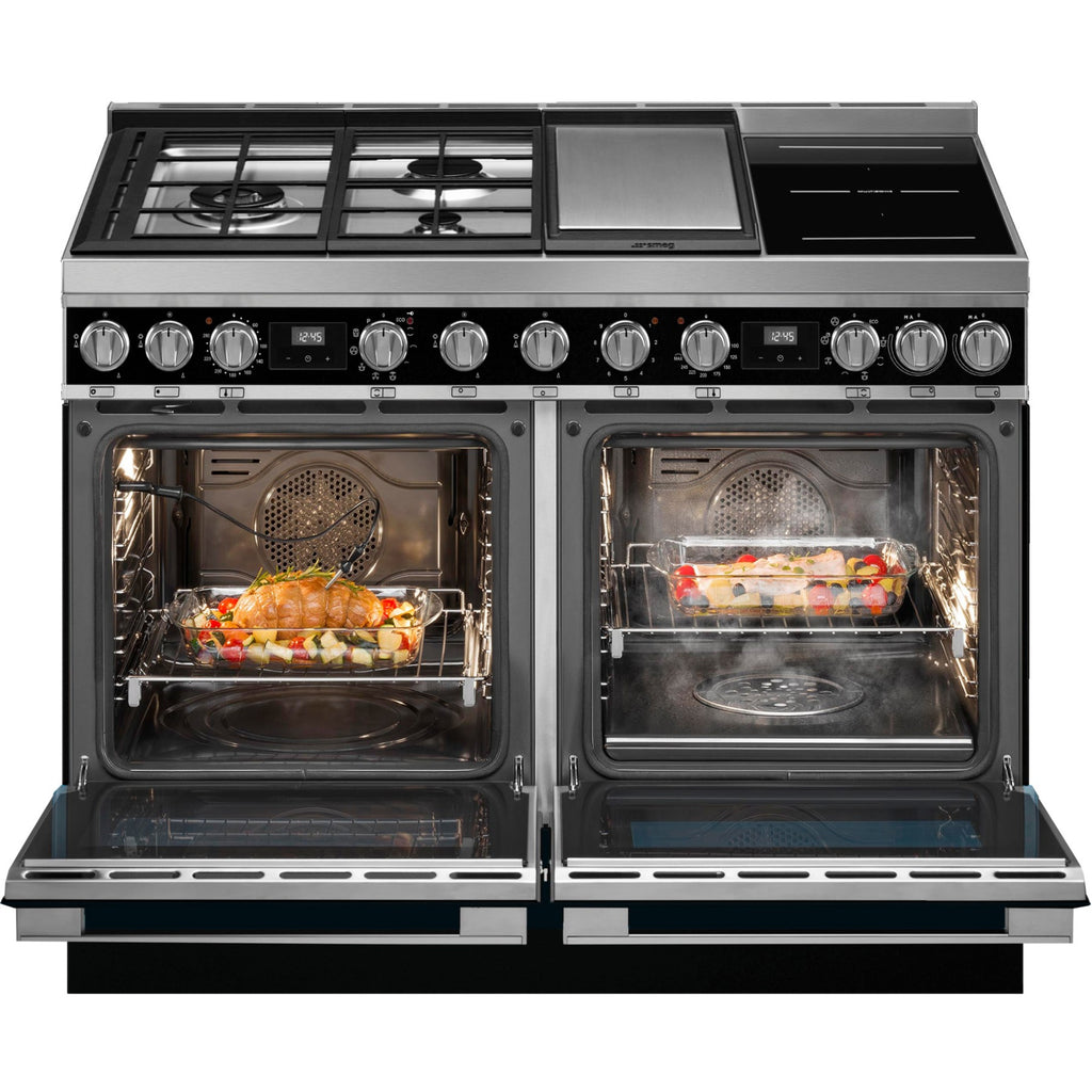 Piano de cuisson mixte SMEG CPF120IGMPBL