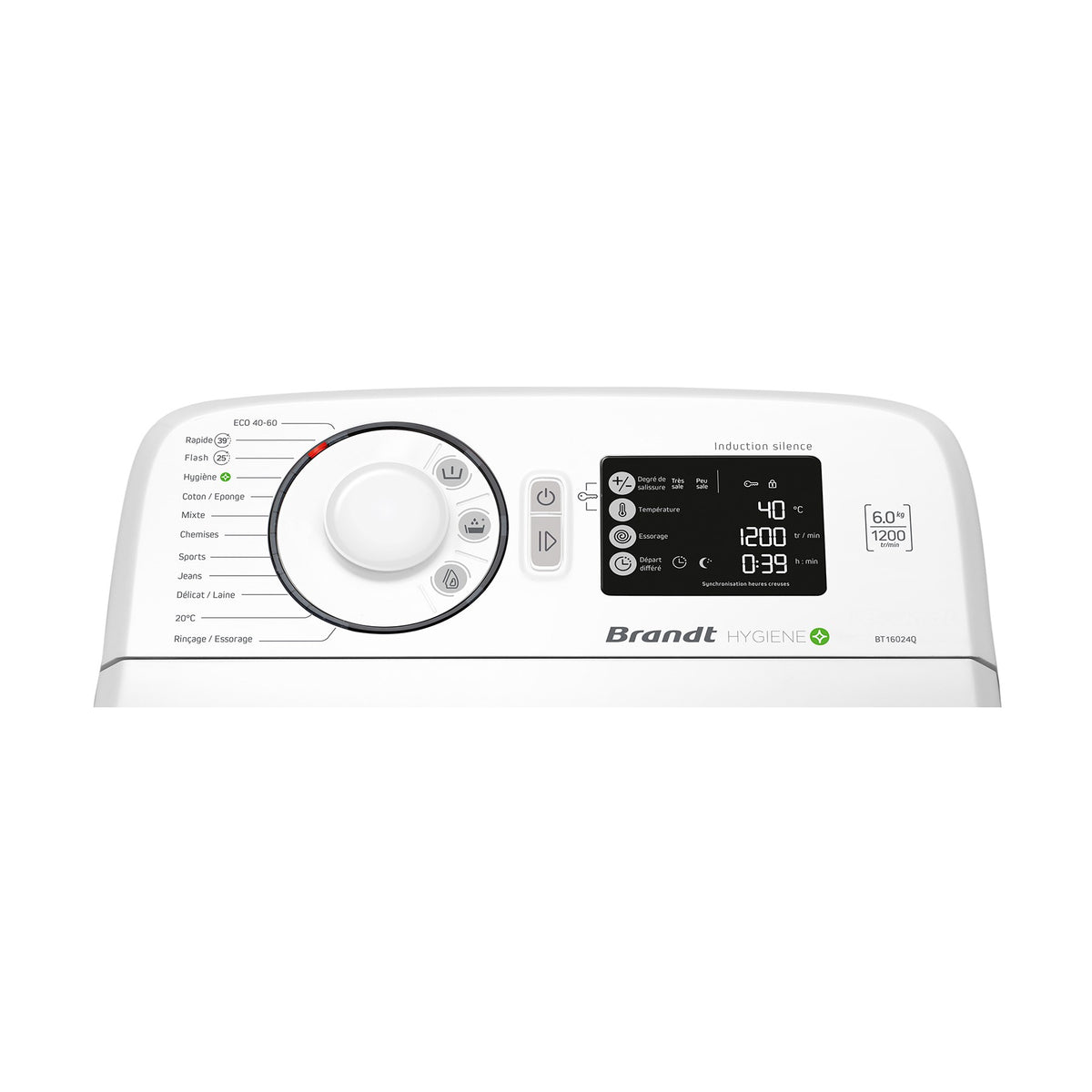 Lave linge top BRANDT BT16024Q
